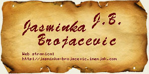 Jasminka Brojačević vizit kartica